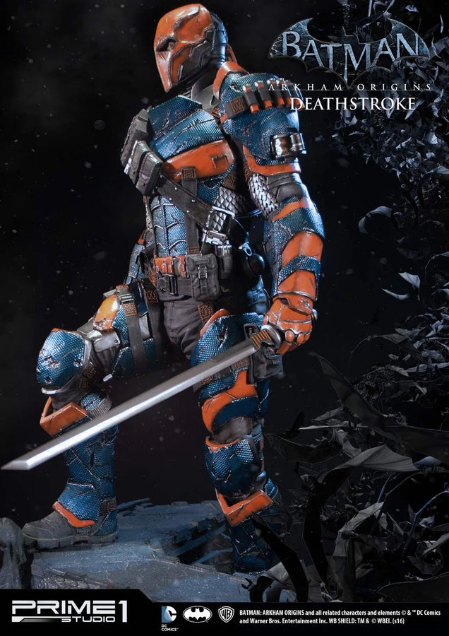 Deathstroke (Exclusive Version) Batman: Arkham Origins – Prime1Studio – ActionFigure Brasil
