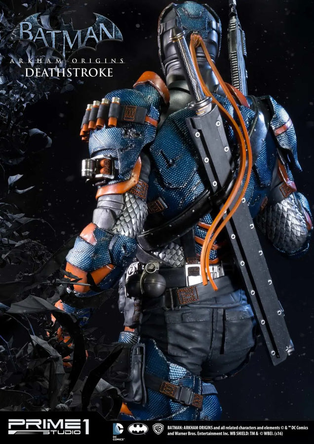 Deathstroke (Exclusive Version) Batman: Arkham Origins – Prime1Studio – ActionFigure Brasil