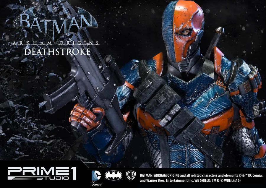 Deathstroke (Exclusive Version) Batman: Arkham Origins – Prime1Studio – ActionFigure Brasil