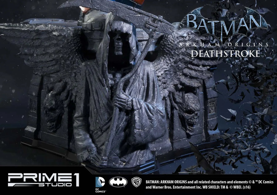 Deathstroke (Exclusive Version) Batman: Arkham Origins – Prime1Studio – ActionFigure Brasil