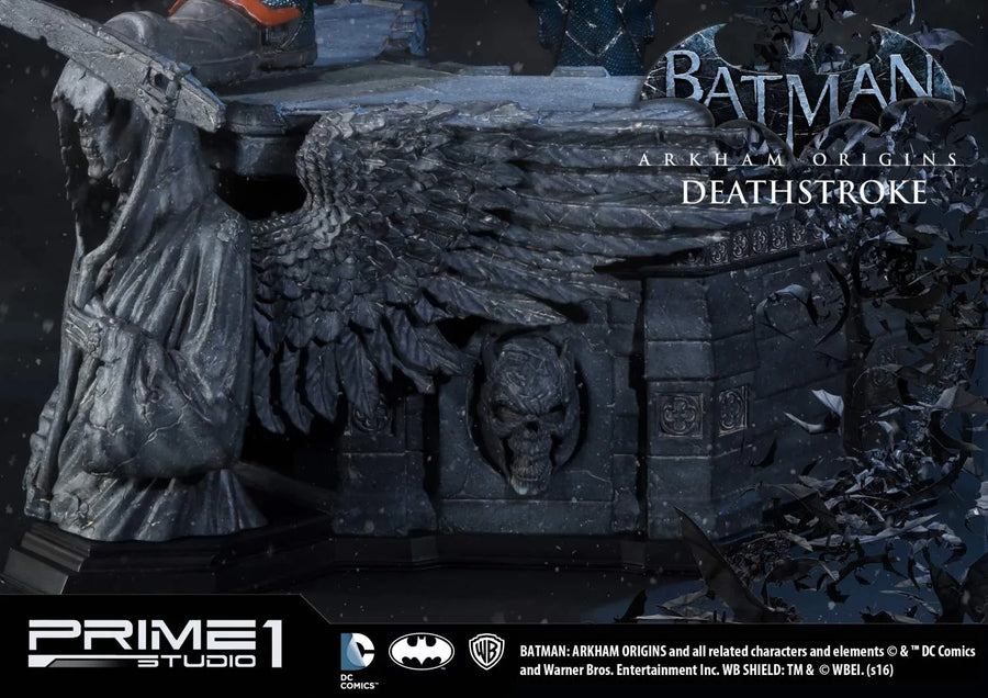 Deathstroke (Exclusive Version) Batman: Arkham Origins – Prime1Studio – ActionFigure Brasil