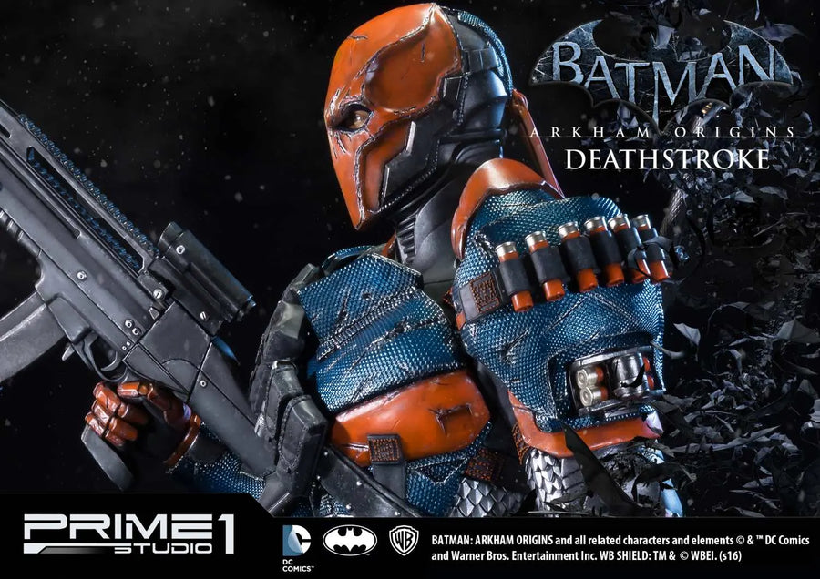 Deathstroke (Exclusive Version) Batman: Arkham Origins – Prime1Studio – ActionFigure Brasil