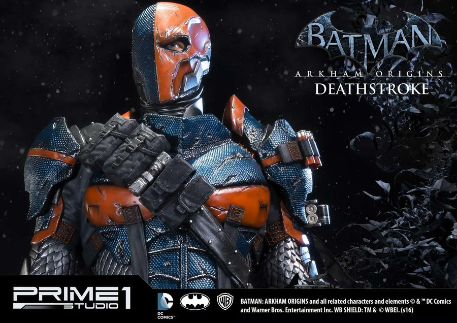 Deathstroke (Exclusive Version) Batman: Arkham Origins – Prime1Studio – ActionFigure Brasil