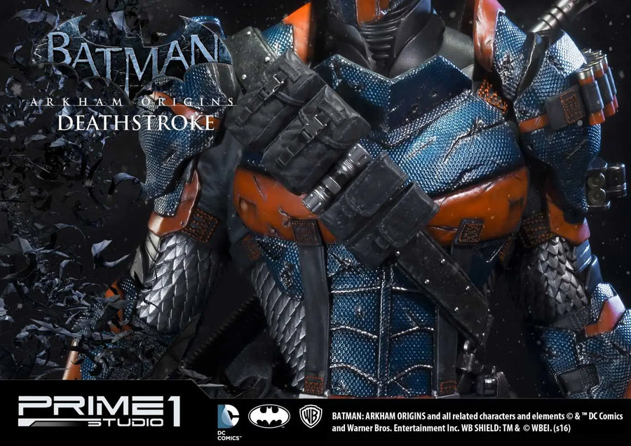 Deathstroke (Exclusive Version) Batman: Arkham Origins – Prime1Studio – ActionFigure Brasil