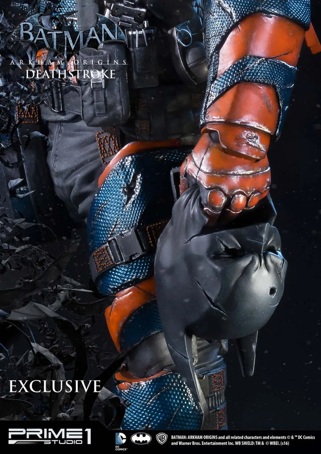 Deathstroke (Exclusive Version) Batman: Arkham Origins – Prime1Studio – ActionFigure Brasil