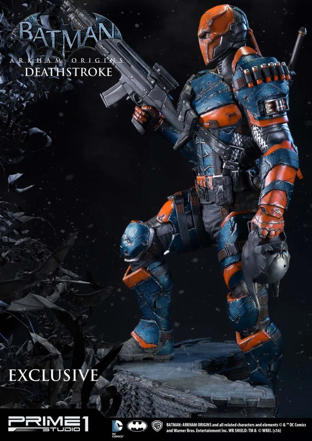 Deathstroke (Exclusive Version) Batman: Arkham Origins – Prime1Studio – ActionFigure Brasil