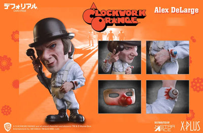 Deforeal A Clockwork Orange Alex DeLargeㅤ – Star Ace Toys – ActionFigureBrasil — com base expositora