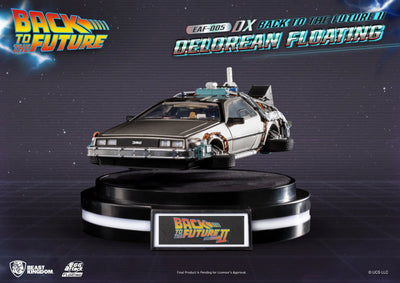 DeLorean Floating DX (Deluxe Edition) – Beast Kingdom – ActionFigure Brasil — ângulo diferente