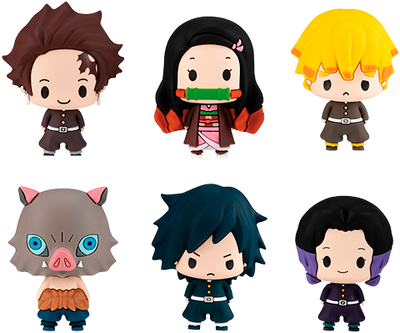 Demon Slayer Set (Vol 1.) Chokorin Mascot – MegaHouse – ActionFigure Brasil