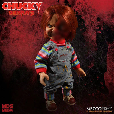 Designer Series / Child's Play 3: Pizza Face Chucky 15 Inch Mega Scale Figure with Sound(Provisional Pre-order)ㅤ – Mezco – ActionFigureBrasil