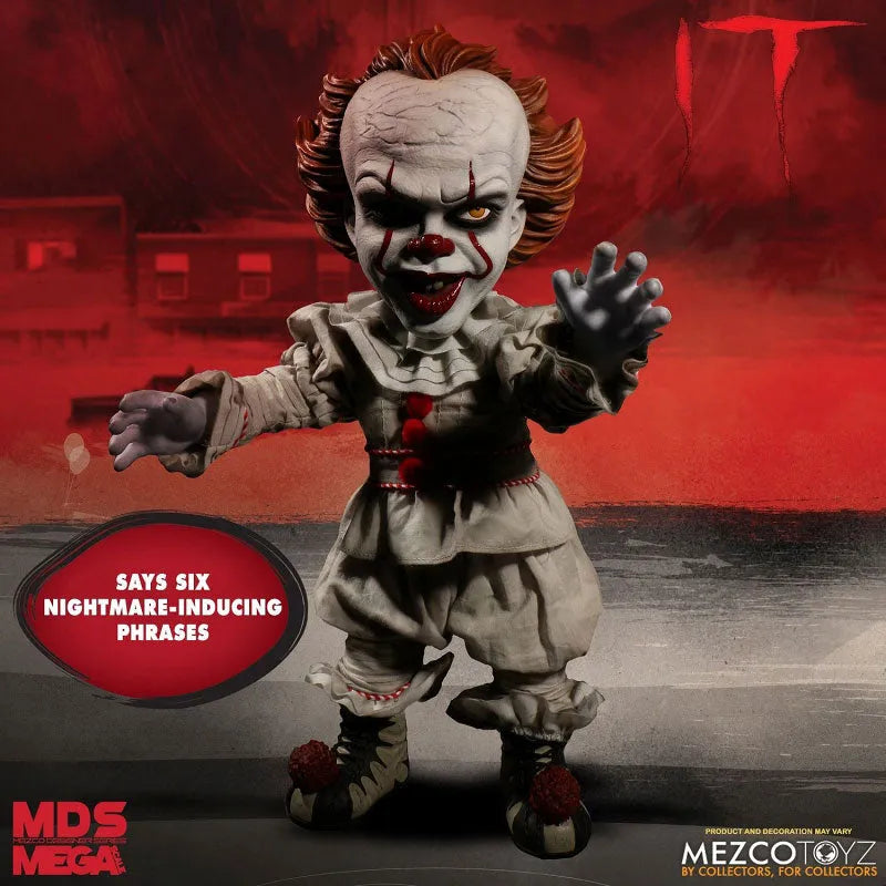 Designer Series / IT: Pennywise 15 Inch Mega Scale Figure with Sound(Provisional Pre-order)ㅤ – Mezco – ActionFigureBrasil