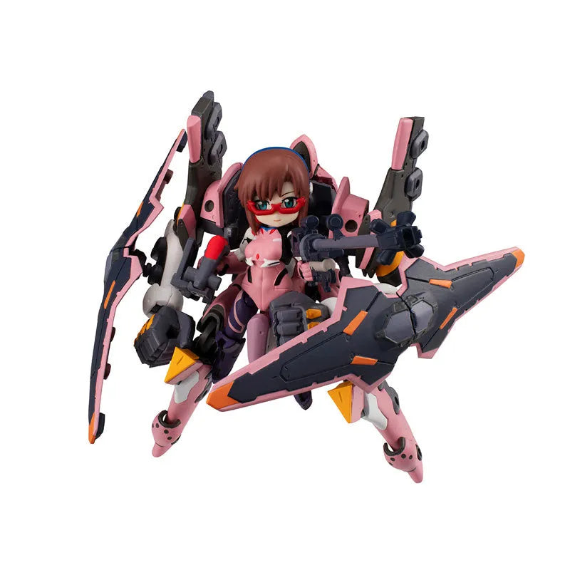Desktop Army Rebuild of Evangelion Mari Makinami Illustrious & Evangelion Type-08 Alphaㅤ – MegaHouse – ActionFigureBrasil