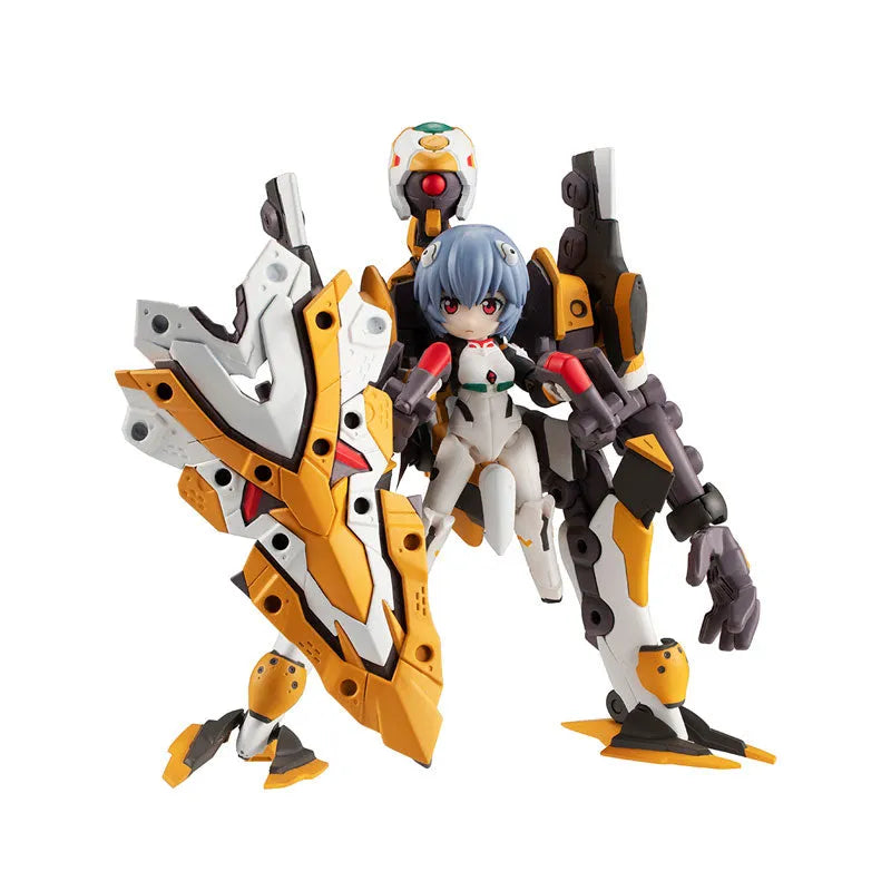 Desktop Army Rebuild of Evangelion Rei Ayanami & EVA Unit-00'ㅤ – MegaHouse – ActionFigureBrasil