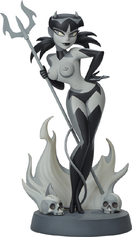 Devil Girl (Black and White Variant) - LIMITED EDITION: 750 (Variant) – Sideshow Collectibles – ActionFigure Brasil