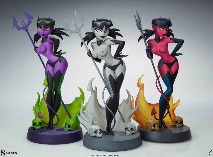 Devil Girl (Black and White Variant) - LIMITED EDITION: 750 (Variant) – Sideshow Collectibles – ActionFigure Brasil