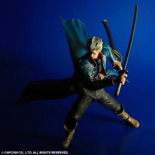 Devil May Cry 3 - Vergil Sparda - Play Arts Kai (Square Enix)ㅤ – Square Enix – ActionFigureBrasil