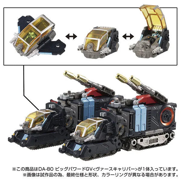 Diaclone - DA-80 - Big Powered GV - Verse Caliber (Takara Tomy)ㅤ – Takara Tomy – ActionFigureBrasil