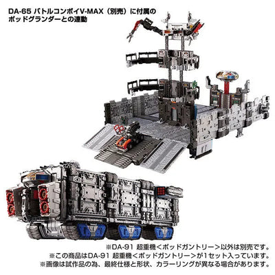 Diaclone - DA-91 - Super Heavy Machinery - Pod Gantry (Takara Tomy)ㅤ – Takara Tomy – ActionFigureBrasil — embalagem