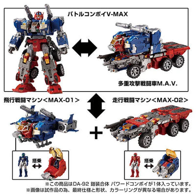 Diaclone - DA-92 - Gaisou Gattai - Powered Convoy (Takara Tomy)ㅤ – Takara Tomy – ActionFigureBrasil — embalagem