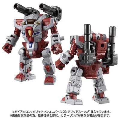 Diaclone / Gridman Universe 03 Grid Suitㅤ – Takara Tomy – ActionFigureBrasil — com base expositora