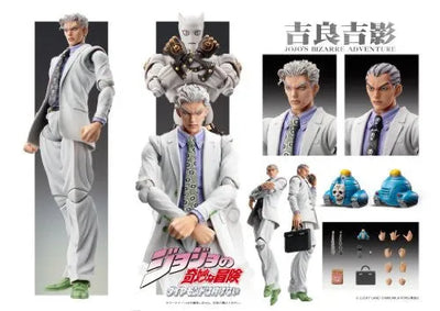 Diamond Is Not Crash - Jojo no Kimyou na Bouken - Kira Yoshikage - Sheer Heart Attack - Super Action Statue #20 (Medicos Entertainment)ㅤ – Medicos Entertainment – ActionFigureBrasil — com base expositora