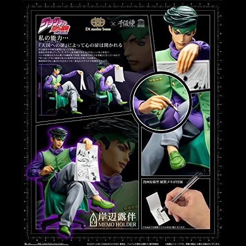 Diamond wa Kudakenai - Jojo no Kimyou na Bouken - Kishibe Rohan - Memo Holderㅤ – Di Molto Bene – ActionFigureBrasil