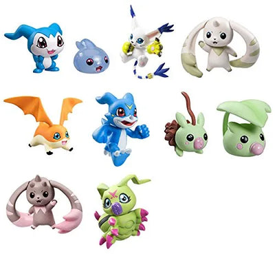 Digimon Adventure 02 - DigiColle - Digital Monster Digi Colle Data 3 (MegaHouse) - Set of 8ㅤ – MegaHouse – ActionFigureBrasil