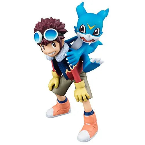 Digimon Adventure 02 - Motomiya Daisuke - Veemon - Guilmon - Takato Matsuda - G.E.M. - Setㅤ – Bandai – ActionFigureBrasil