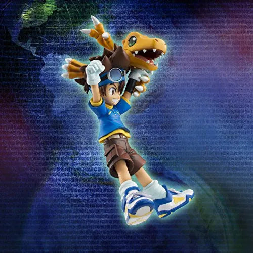 Digimon Adventure - Agumon - Yagami Taichi - G.E.M. - 1/10 - Re-release (MegaHouse)ㅤ – MegaHouse – ActionFigureBrasil
