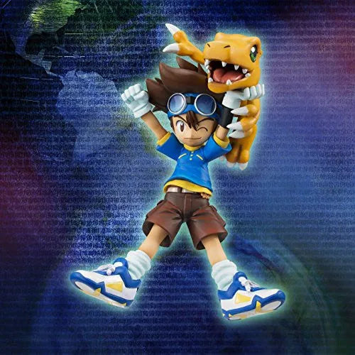 Digimon Adventure - Agumon - Yagami Taichi - G.E.M. - 1/10 - Re-release (MegaHouse)ㅤ – MegaHouse – ActionFigureBrasil