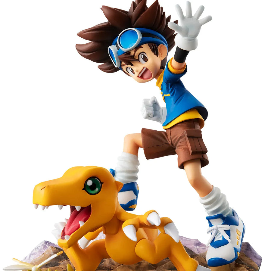 Digimon Adventure - Agumon - Yagami Taichi - G.E.M. - 20th Anniversary - 2022 Re-release (MegaHouse) (Shop Exclusive)ㅤ – MegaHouse – ActionFigureBrasil