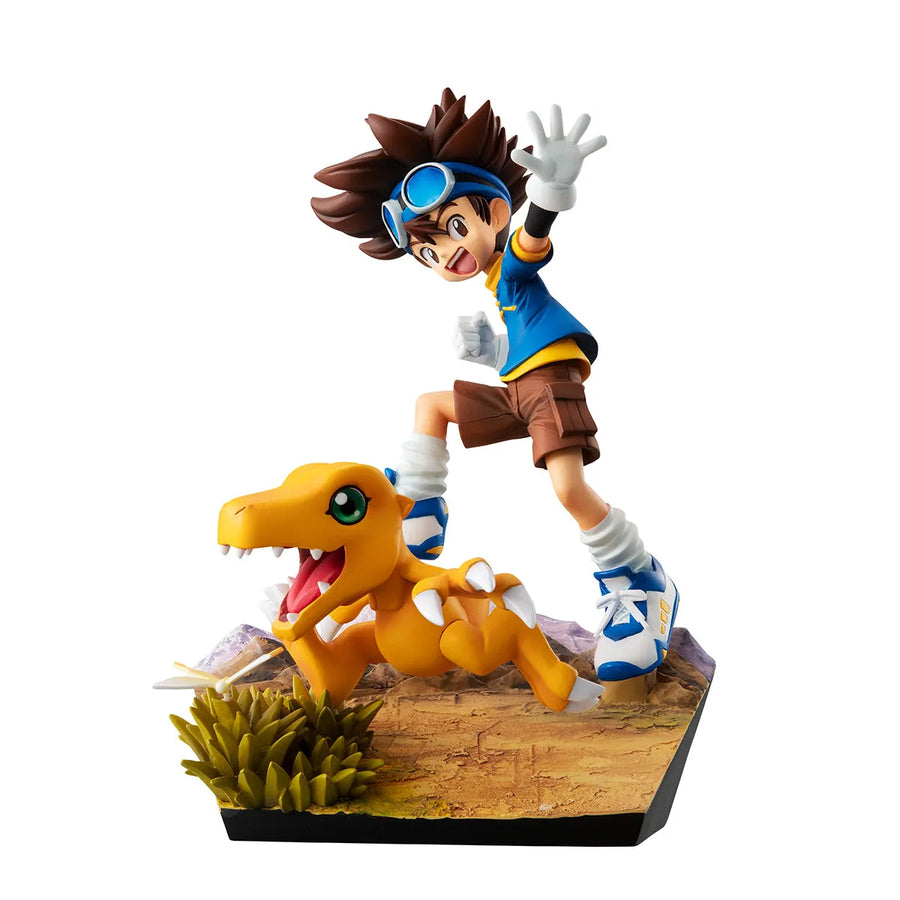 Digimon Adventure - Agumon - Yagami Taichi - G.E.M. - 20th Anniversary - 2022 Re-release (MegaHouse) (Shop Exclusive)ㅤ – MegaHouse – ActionFigureBrasil