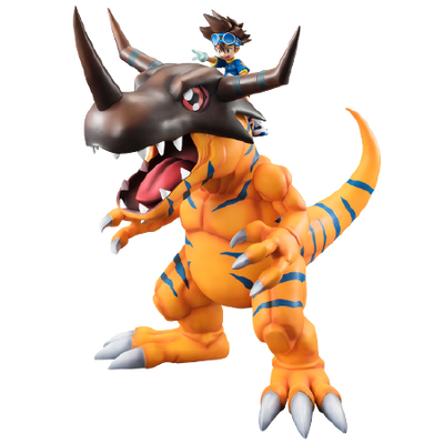 Digimon Adventure - Greymon - Yagami Taichi - G.E.M. - 2022 Re-release (MegaHouse) [Shop Exclusive]ㅤ – MegaHouse – ActionFigureBrasil