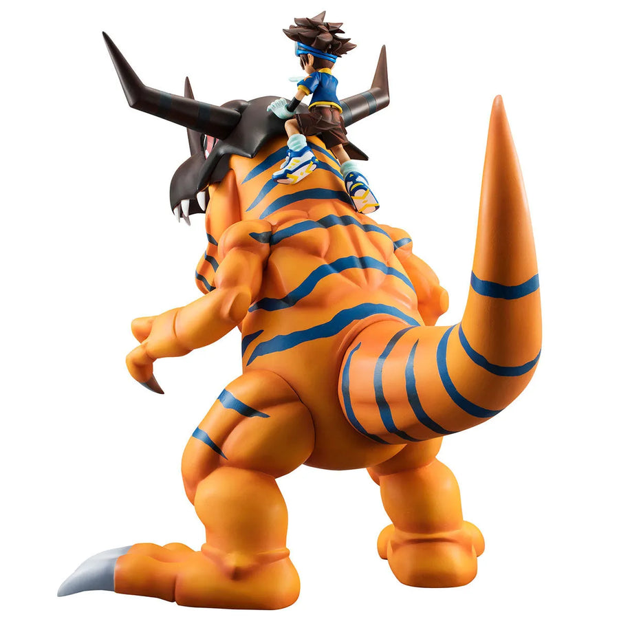 Digimon Adventure - Greymon - Yagami Taichi - G.E.M. - 2022 Re-release (MegaHouse) [Shop Exclusive]ㅤ – MegaHouse – ActionFigureBrasil