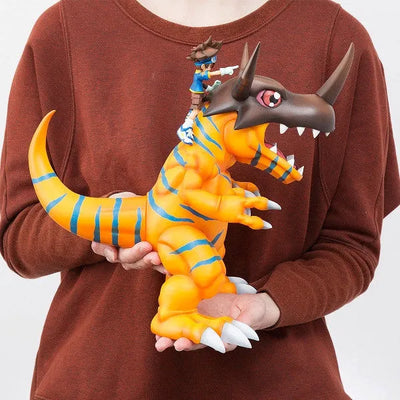 Digimon Adventure - Greymon - Yagami Taichi - G.E.M.ㅤ – MegaHouse – ActionFigureBrasil — iluminação de estúdio