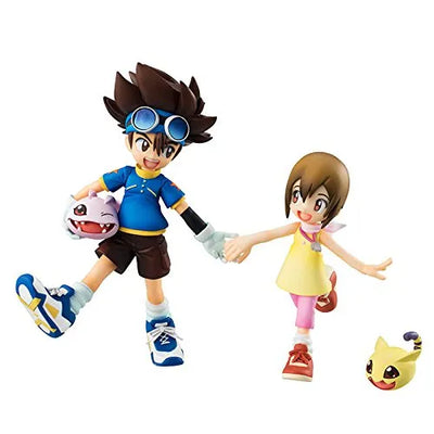 Digimon Adventure - Koromon - Nyaromon - Yagami Hikari - Yagami Taichi - G.E.M. (MegaHouse)ㅤ – MegaHouse – ActionFigureBrasil