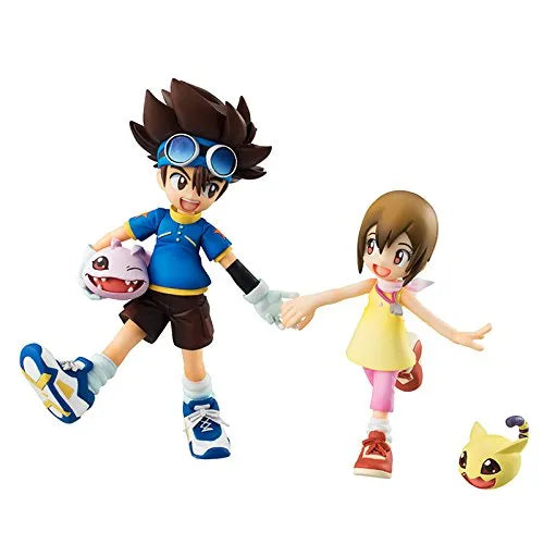 Digimon Adventure - Koromon - Nyaromon - Yagami Hikari - Yagami Taichi - G.E.M. (MegaHouse)ㅤ – MegaHouse – ActionFigureBrasil