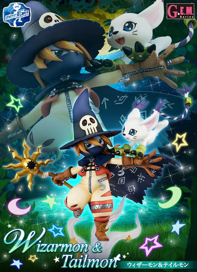 Digimon Adventure - Tailmon - Wizardmon - G.E.M. - 1/10 - 2021 Re-release (MegaHouse) [Shop Exclusive]ㅤ – MegaHouse – ActionFigureBrasil — close