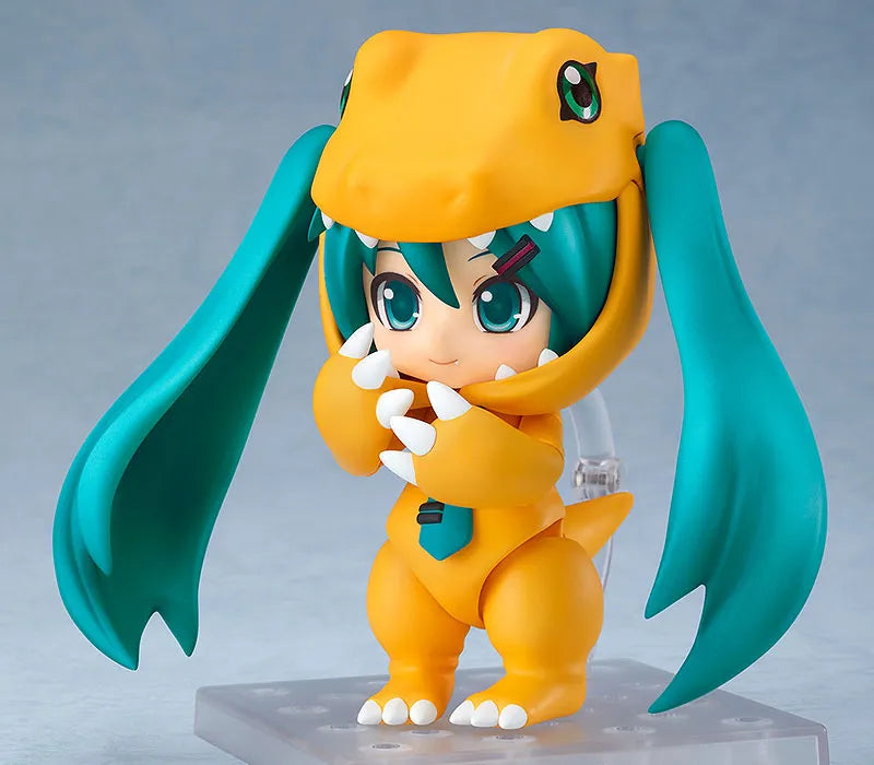 Digimon Adventure - Vocaloid - Hatsune Miku - Nendoroid #1439 - Kigurumi Agumon Ver. (Good Smile Company)ㅤ – Good Smile Company – ActionFigureBrasil