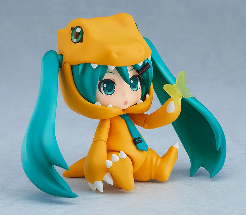 Digimon Adventure - Vocaloid - Hatsune Miku - Nendoroid #1439 - Kigurumi Agumon Ver. (Good Smile Company)ㅤ – Good Smile Company – ActionFigureBrasil