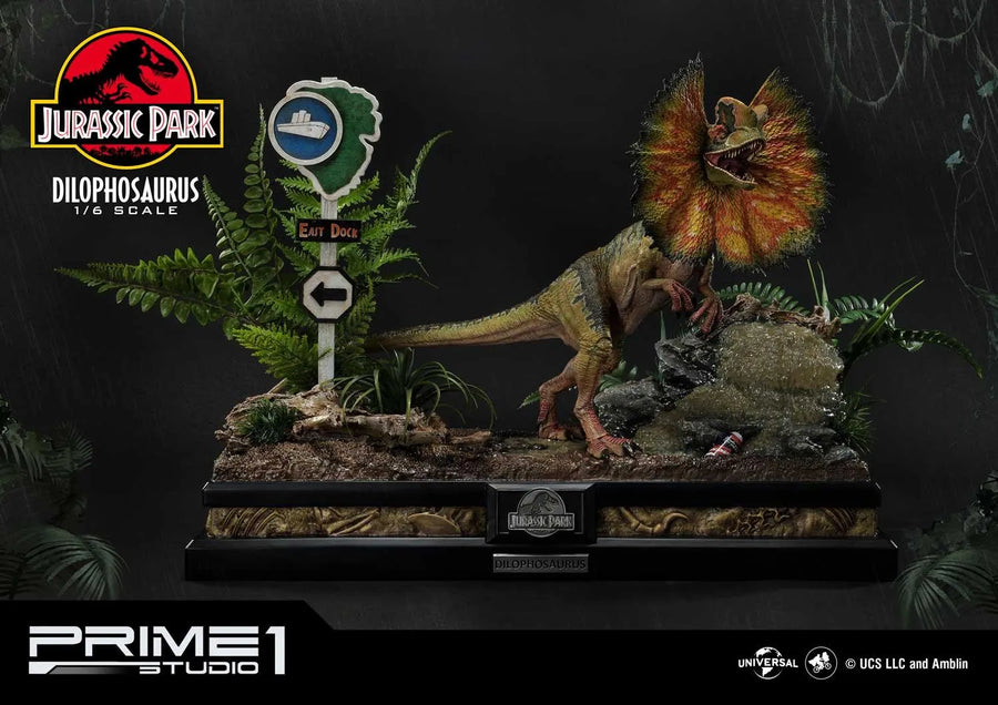 Dilophosaurus (Bonus Version) Jurassic Park (Film) – Prime1Studio – ActionFigure Brasil