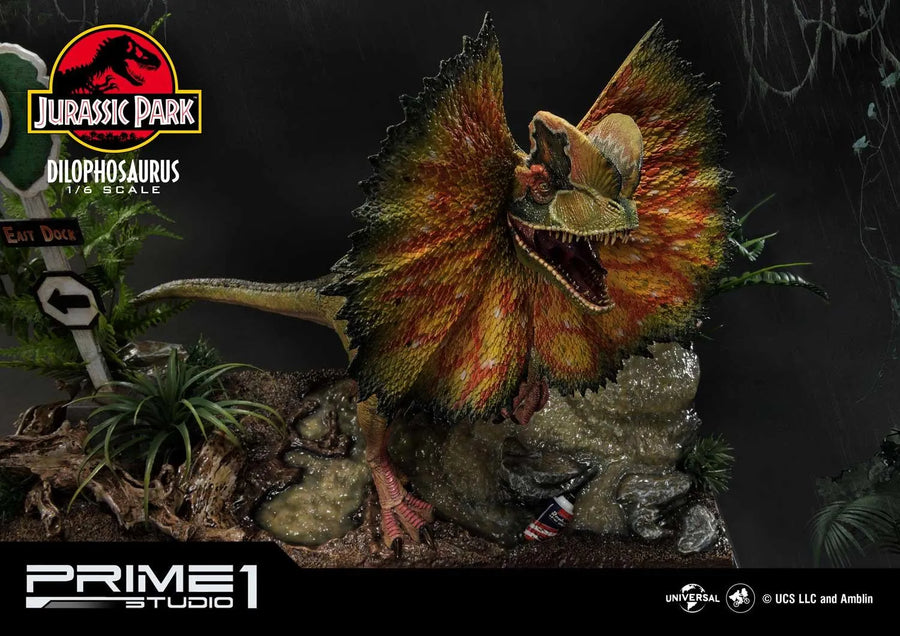 Dilophosaurus (Bonus Version) Jurassic Park (Film) – Prime1Studio – ActionFigure Brasil