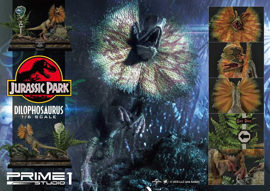 Dilophosaurus (Regular Version) Jurassic Park (Film) – Prime1Studio – ActionFigure Brasil