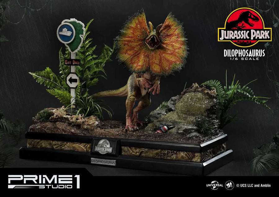 Dilophosaurus (Regular Version) Jurassic Park (Film) – Prime1Studio – ActionFigure Brasil