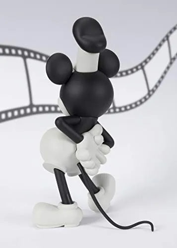 Disney - Mickey Mouse - Figuarts ZERO - Steamboat Willie (Bandai)ㅤ – Bandai – ActionFigureBrasil — iluminação de estúdio