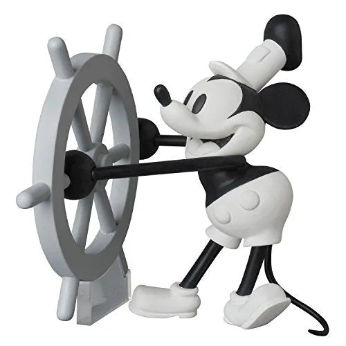 Disney - Mickey Mouse - Ultra Detail Figure No.350 - Ultra Detail Figure Disney Series 6 - Steamboat Willie (Medicom Toy)ㅤ – Medicom Toy – ActionFigureBrasil
