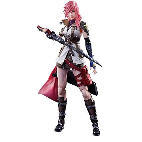 Dissidia Final Fantasy - Lightning - Play Arts Kaiㅤ – Square Enix – ActionFigureBrasil