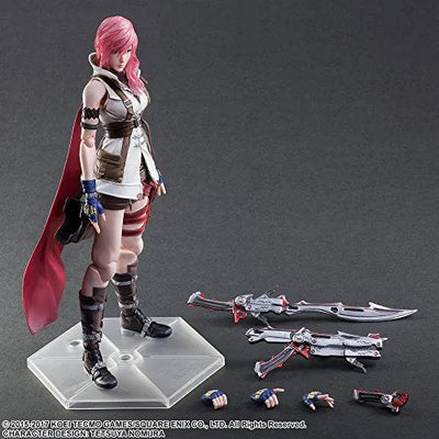 Dissidia Final Fantasy - Lightning - Play Arts Kaiㅤ – Square Enix – ActionFigureBrasil — ângulo diferente
