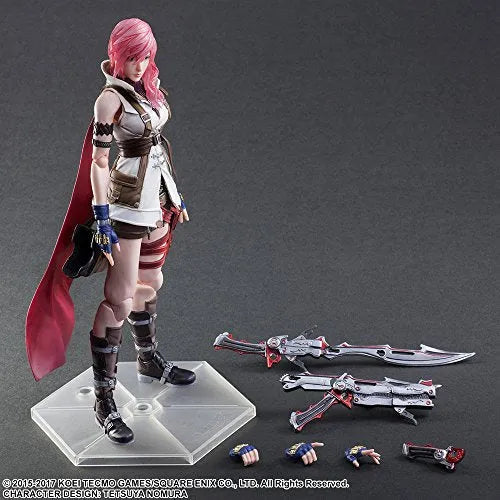 Dissidia Final Fantasy - Lightning - Play Arts Kaiㅤ – Square Enix – ActionFigureBrasil