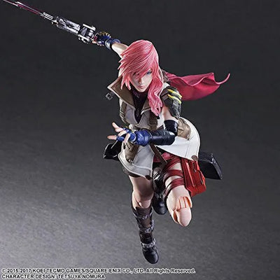 Dissidia Final Fantasy - Lightning - Play Arts Kaiㅤ – Square Enix – ActionFigureBrasil — detalhe do produto